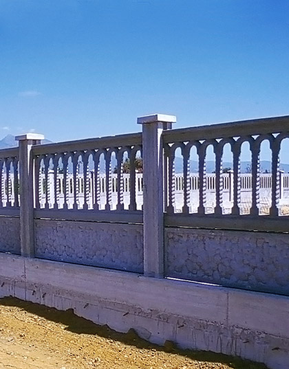 pannelli per recinzioni in cemento